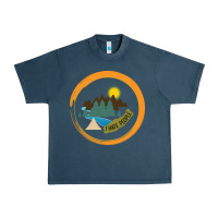 I Hate People Camping Hiking Urban Heavy Tee | Teevron