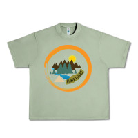 Oil Green I hate people camping hiking Urban Heavy Tee - Bettercallsaul