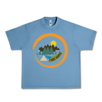 Pebble Blue I hate people camping hiking Urban Heavy Tee - Bettercallsaul