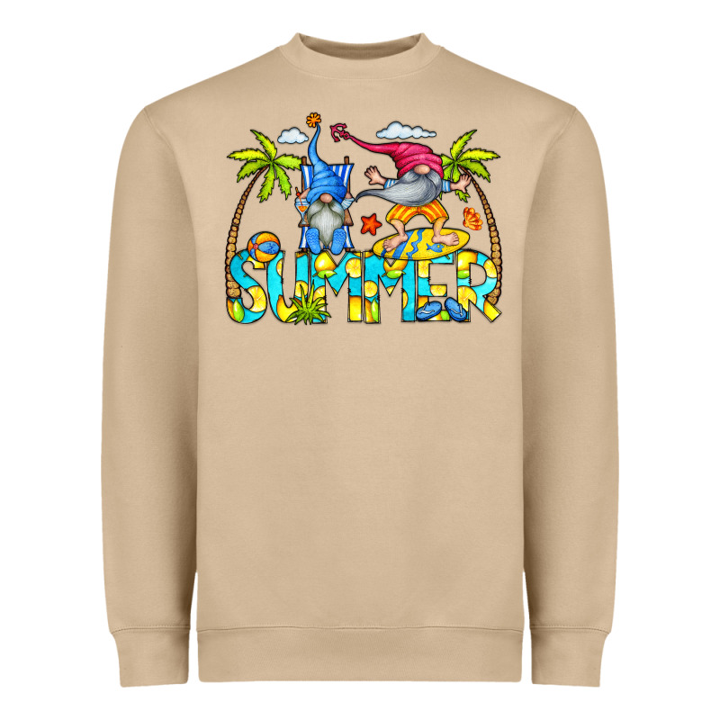 Summer Gnomes Heavyweight Sweatshirt by CowCowDesign | Teevron