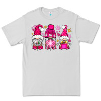 Dove Grey Pink Christmas winter gnomes Premium Tee - NancyCooperArtShop