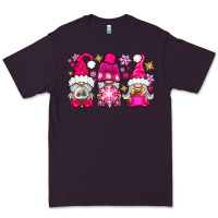 Plum Pink Christmas winter gnomes Premium Tee - NancyCooperArtShop