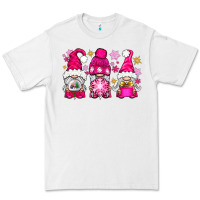 White Pink Christmas winter gnomes Premium Tee - NancyCooperArtShop