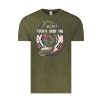 Vintage Olive Tang Soo Do Hoodie Martial Arts Gift Dragon Korean Vintage Tee - tuanDangUi