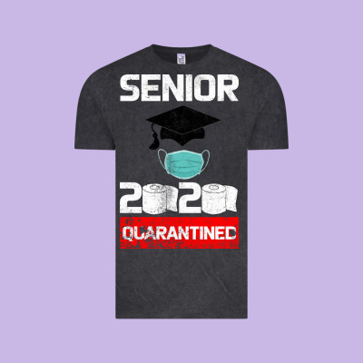 Senior 2020 Quarantined Vintage Tee Designed By Bettercallsaul