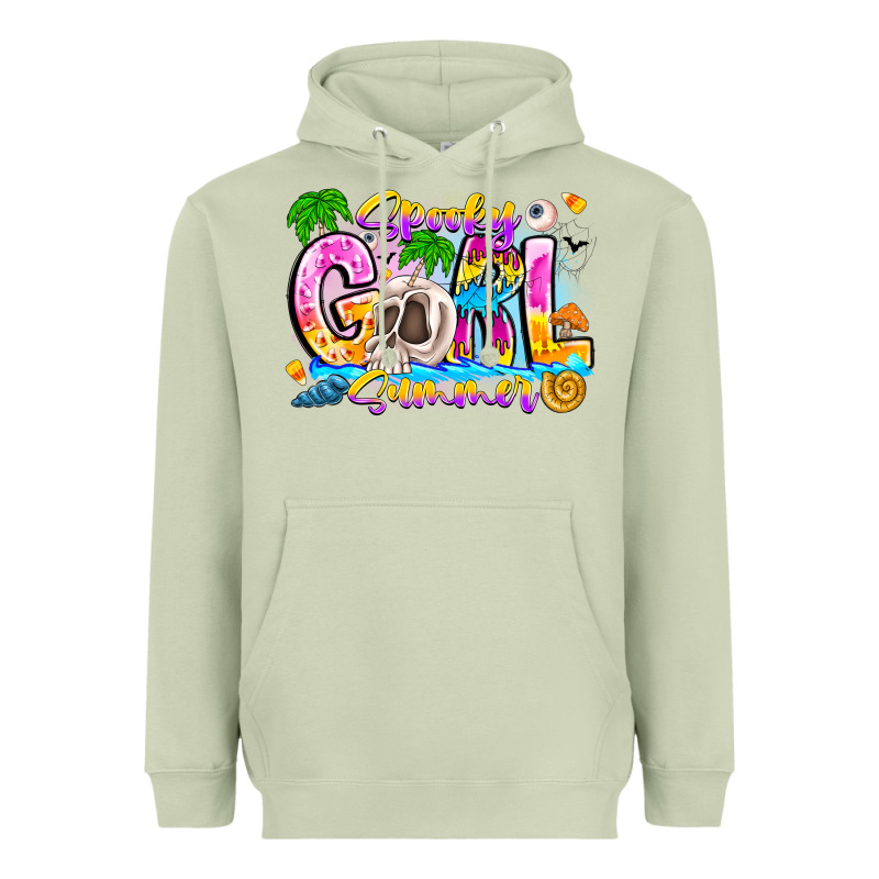 Spooky Girl Summer Heavyweight Hoodie by CowhideDigitalArt | Teevron