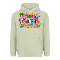 Matcha spooky girl summer Heavyweight Hoodie - CowhideDigitalArt