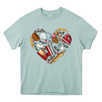 Arona bake tools hearts Heavy Core Tee - NancyCooperArtShop