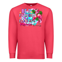 Cardinal bea flamingo in a flock of pigeons Premium Sweatshirt - CowhideDigitalArt