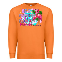 Carrot bea flamingo in a flock of pigeons Premium Sweatshirt - CowhideDigitalArt