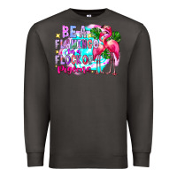 Smoke bea flamingo in a flock of pigeons Premium Sweatshirt - CowhideDigitalArt