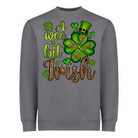 Storm St. Patrick's A wee bit irish Heavyweight Sweatshirt - OliviaCreatesArt