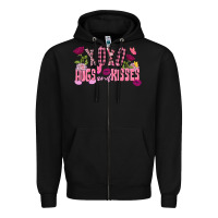 Black Xoxo Hugs And Kisses Valentine's Day Zipper Hoodie - FaDigitalArtStudio