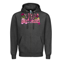 Charcoal Heather Xoxo Hugs And Kisses Valentine's Day Zipper Hoodie - FaDigitalArtStudio