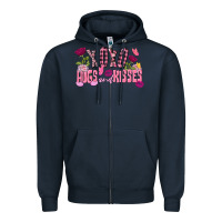 Navy Xoxo Hugs And Kisses Valentine's Day Zipper Hoodie - FaDigitalArtStudio