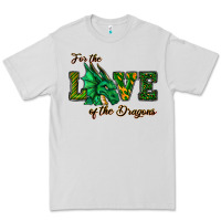 Dove Grey For The Love Of The Dragons Premium Tee - RanaPortraitStore