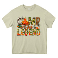 Mossy camp fire legend Heavy Core Tee - NancyCooperArtShop