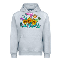 Heather Grey hairboss western sunflowers hairdresser Urban Hoodie - Artiststas