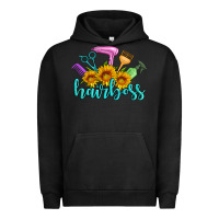 Pigment Black hairboss western sunflowers hairdresser Urban Hoodie - Artiststas