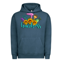 Pigment Midnight Navy hairboss western sunflowers hairdresser Urban Hoodie - Artiststas