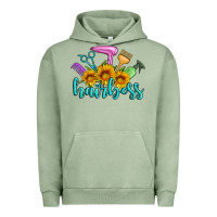Pigment Oil Green hairboss western sunflowers hairdresser Urban Hoodie - Artiststas