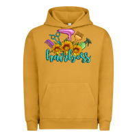 Pigment Peanut Butter hairboss western sunflowers hairdresser Urban Hoodie - Artiststas