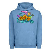 Pigment Pebble Blue hairboss western sunflowers hairdresser Urban Hoodie - Artiststas
