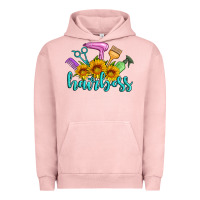 Pigment Salmon hairboss western sunflowers hairdresser Urban Hoodie - Artiststas