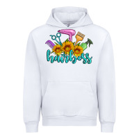 White hairboss western sunflowers hairdresser Urban Hoodie - Artiststas