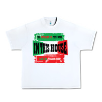 White MY HUSBAND IS THE BOSS IN THIS HOUSE SAID NO ITALIAN EVER Urban Heavy Tee - Bettercallsaul