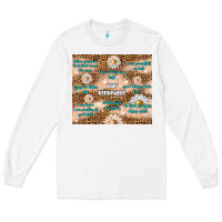 White daily reminders Long Sleeve Tee - TumblerDesignByShophia