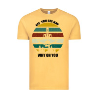 Vintage Mustard Eff You See Kay Why Oh You Vintage Tee - Bettercallsaul