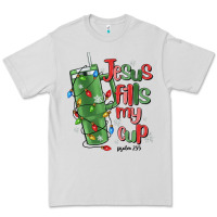 Dove Grey jesus fills my cup psalm 25 5 Premium Tee - MaliasSmallBusiness