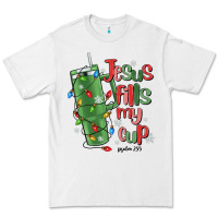White jesus fills my cup psalm 25 5 Premium Tee - MaliasSmallBusiness