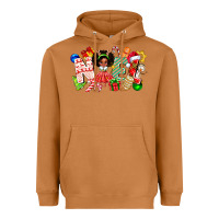 Meerkat Noel Afro Girl Baby Heavyweight Hoodie - CowhideDigitalArt
