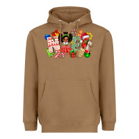 Toasted Coconut Noel Afro Girl Baby Heavyweight Hoodie - CowhideDigitalArt
