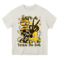 Cream have rockin' new year 2024 Heavy Core Tee - MaliasSmallBusiness