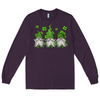 Plum st patricks gnomes Long Sleeve Tee - Jasminsmagicworld
