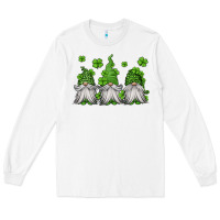 White st patricks gnomes Long Sleeve Tee - Jasminsmagicworld
