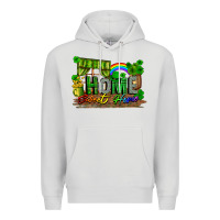Dove Grey Home sweet home st. patricks day Premium Hoodie - FaDigitalArtStudio