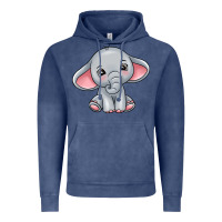 Vintage Denim elephant Vintage Hoodie - texasbilliewilder