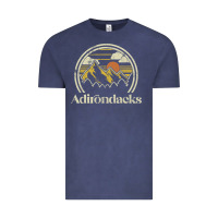 Vintage Denim Adirondacks Mountains New York Vintage Hiking Camp Vintage Tee - tuanDangUi