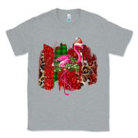 Heather Grey Christmas Flamingo Classic Tee - Bettercallsaul