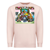 Pale Pink easter Premium Sweatshirt - CowhideDigitalArt