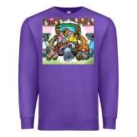 Purple easter Premium Sweatshirt - CowhideDigitalArt
