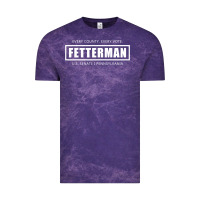 Cloud Purple John Fetterman, Vote Fetterman For Senate, Preside Vintage Tee - tuanDangUi