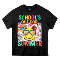 Black school's out for summer Heavy Core Tee - JahusDesignShop