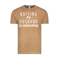 Vintage Camel raising my husband is exhausting wife gifts funny Vintage Tee - tuanDangUi