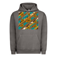 Pigment Tornado leopard cowhide  leather sunflowers Urban Hoodie - Artiststas