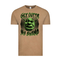 Vintage Coffee Shrek Get Outta My Swamp Vintage Tee - tuanDangUi